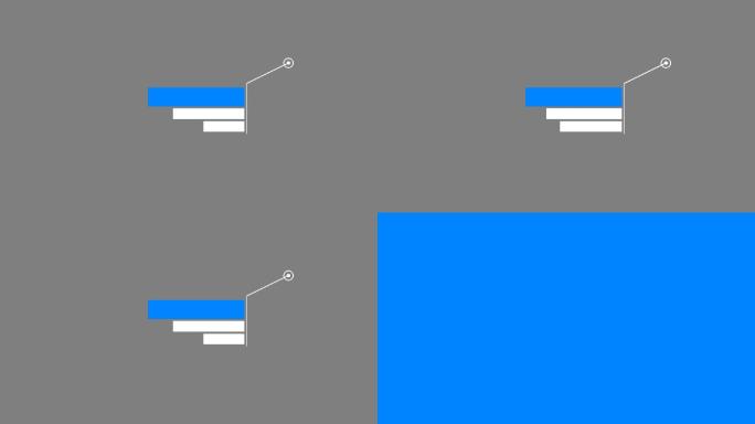 蓝色科技注释视频素材
