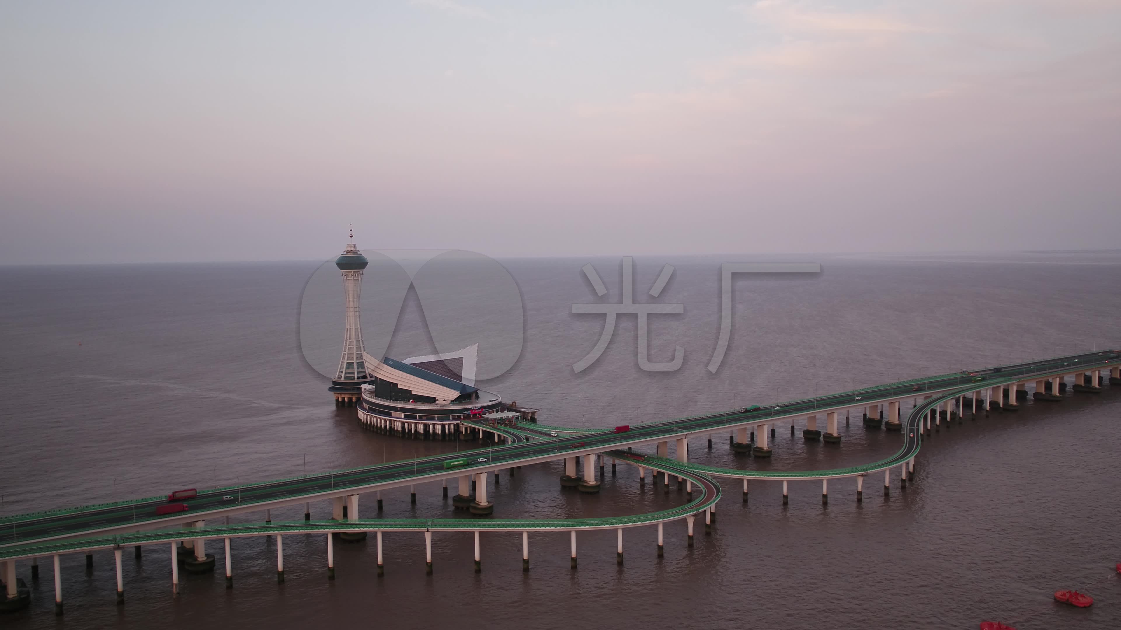 杭州湾跨海大桥 4k 航拍