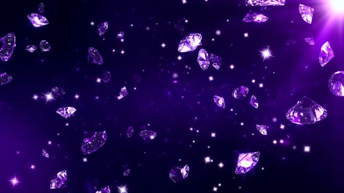 婚礼紫色钻石