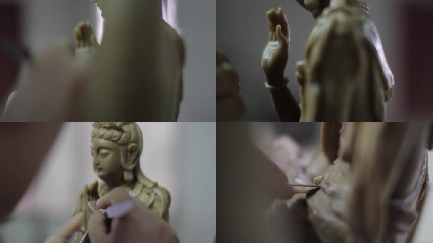 蜡像蜡雕蜡像制作菩萨佛像雕刻