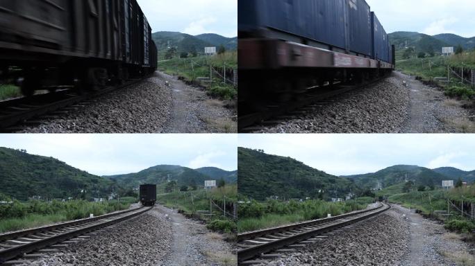 火车进入画面视频素材1（1080p）