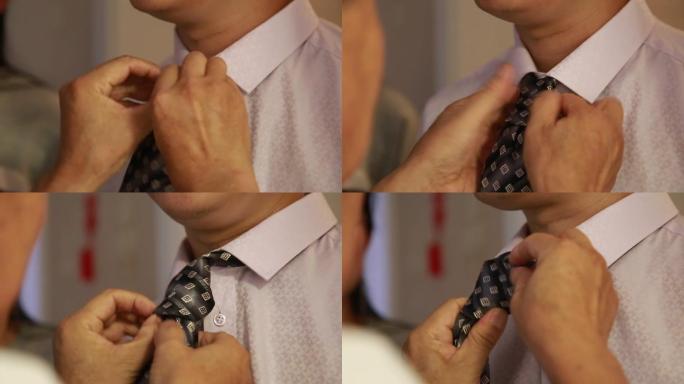 打领带系领带打领结（原创）