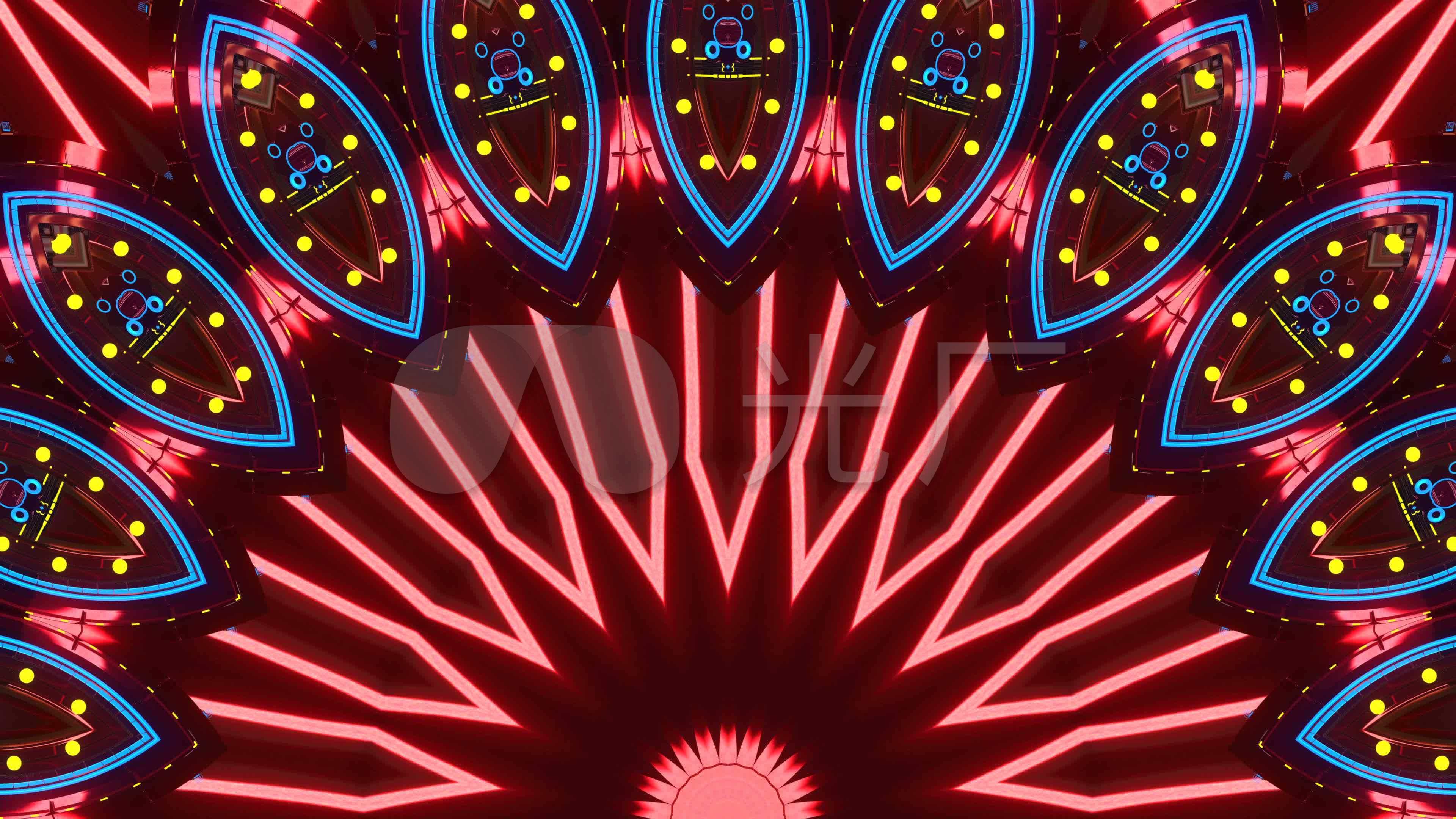 4kled背景视频适合走秀跳舞活动