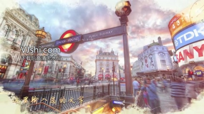 premiere创意水墨电子相册模板