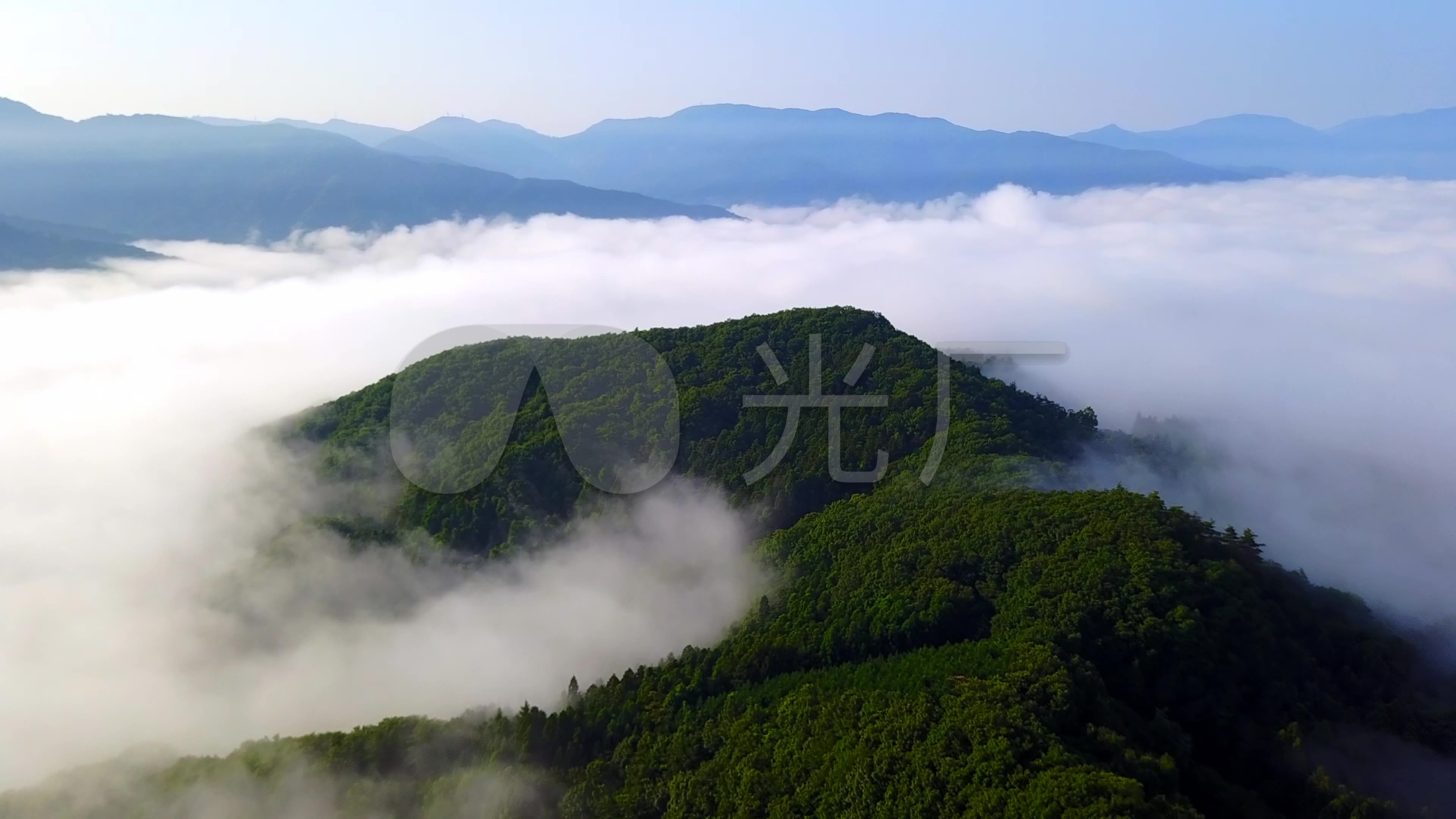 视频素材 实拍视频 自然风景 4k大山云雾 来自视频原始文件或预览原始