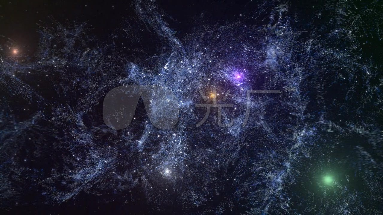粒子星云超清唯美星空