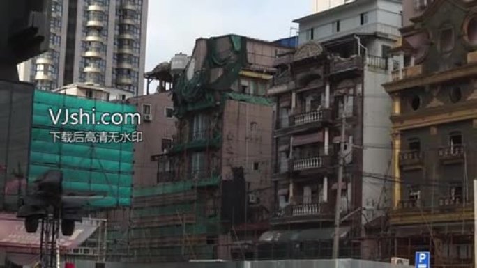 废墟上海拆迁区