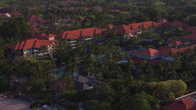 巴厘岛梅里亚高端酒店群风光航拍4K（2）