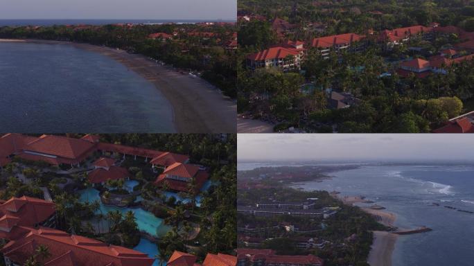 巴厘岛梅里亚高端酒店群风光航拍4K（2）