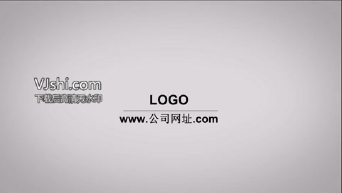 会声会影企业LOGO展示片头模板