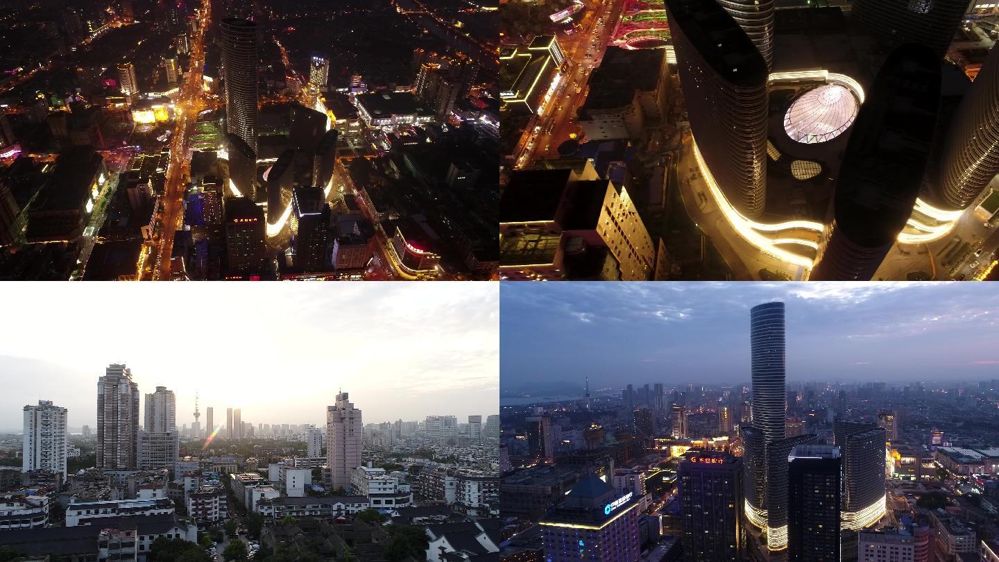徐州城市夜景航拍