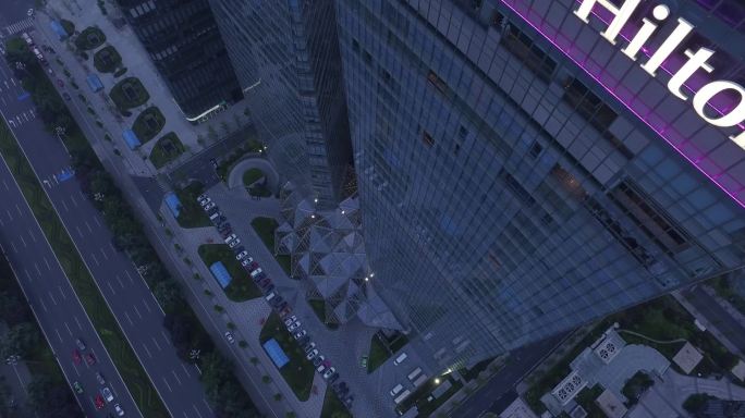 高品质城市空镜航拍大厦