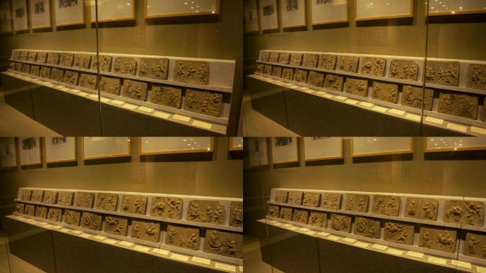4K博物馆汉墓出土文物展品汉砖