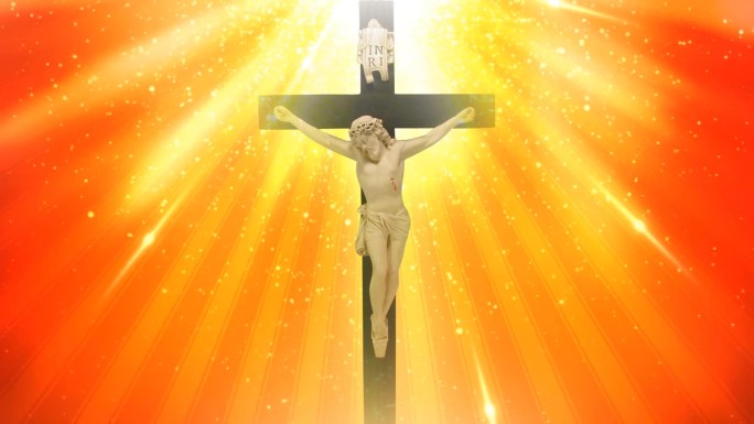 基督耶稣受难日视频LED背景素材