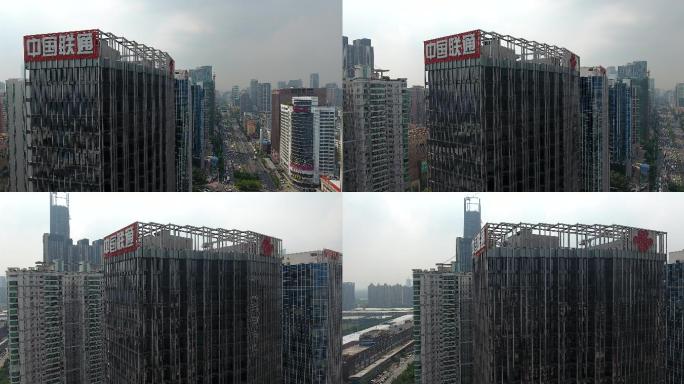广州联通新时空大厦4k超高清航拍