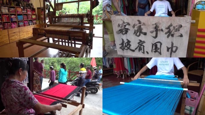 织女织机织布旅游产品产业