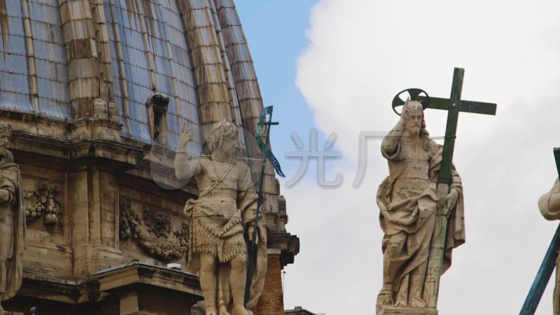 欧洲意大利著名旅游景点_古建筑教堂视频_19
