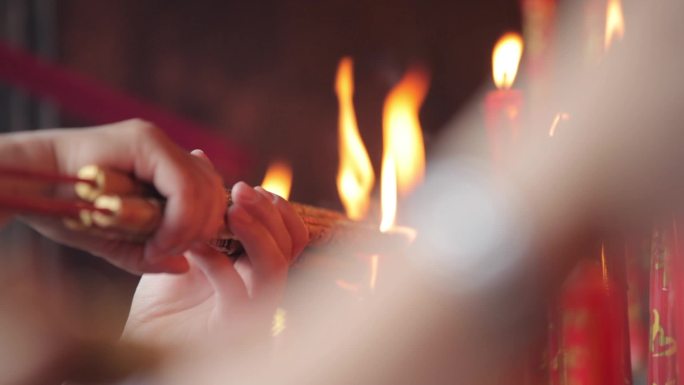 香烛香火，寺庙祈福