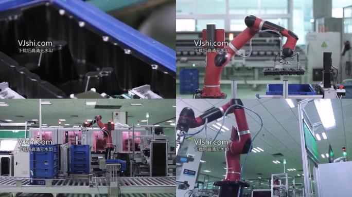 智能机器人工业视频(下载模糊)