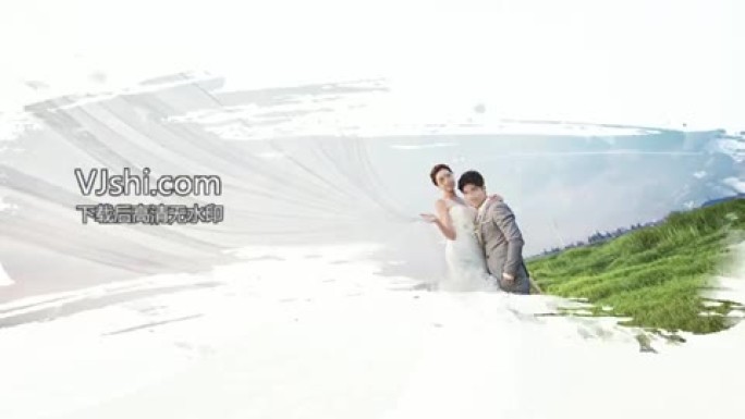 premiere婚礼爱情表白电子相册模板