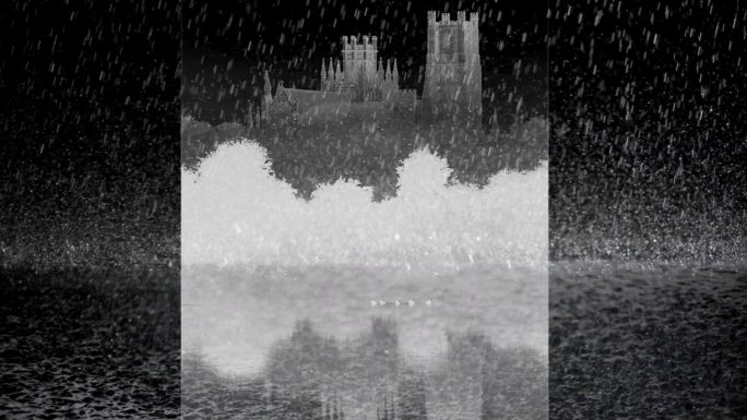场景-剑桥-雨夜