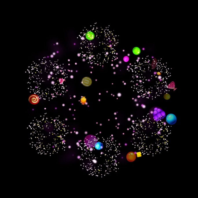 糖果粒子烟火1