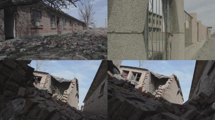 轨道拍摄荒城废墟外景7组镜头