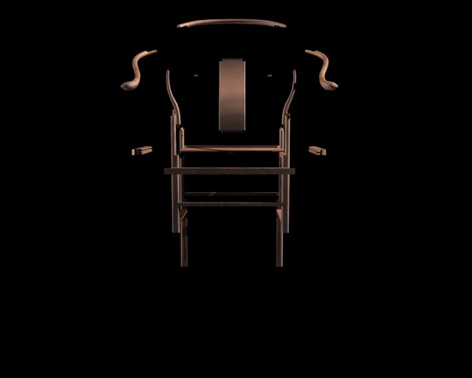 物件-椅子-圈椅拼合1（带通道）