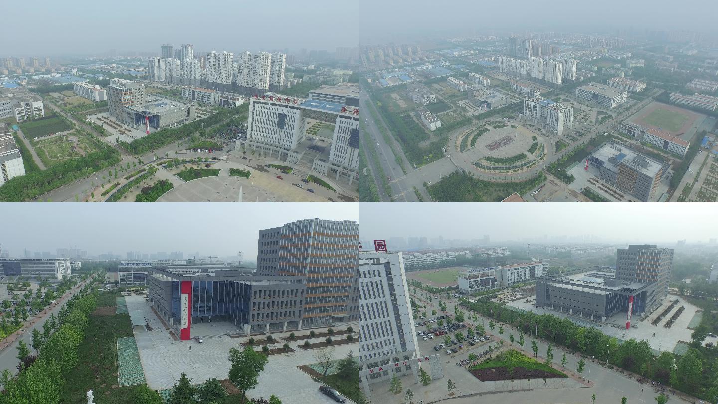 潍坊科技学院航拍寿光软件学院大景