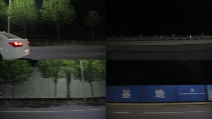 夜晚汽车窗外背景07