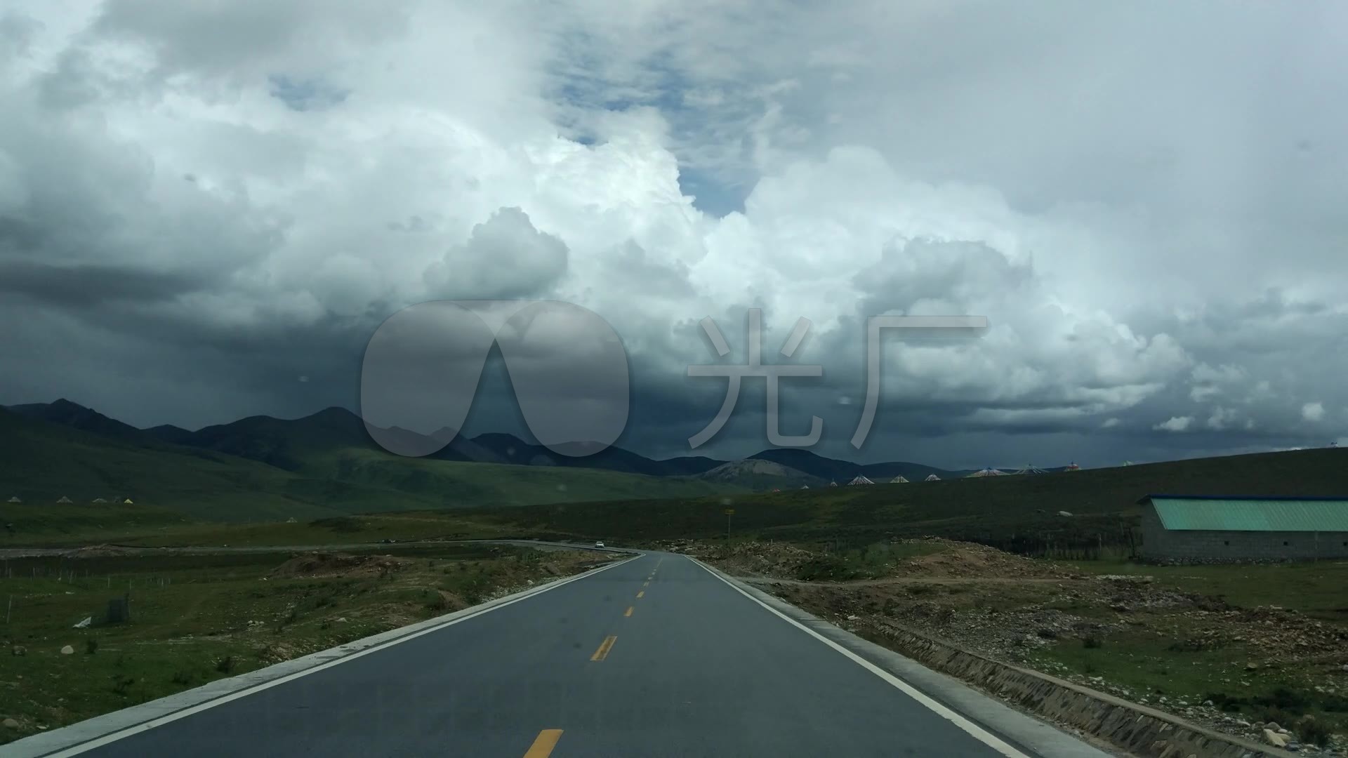 雲南山區高速公路行駛拍攝08_1920x1080_高清視頻素材下載(編號