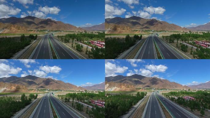 西藏航拍公路