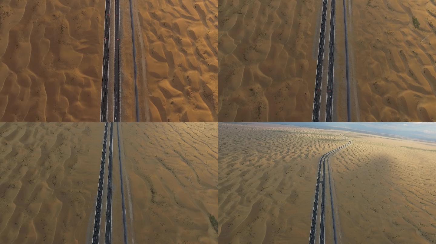 沙漠公路沙漠公路航拍