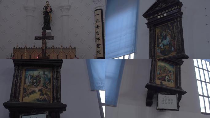 绍兴古城天主教堂内景3