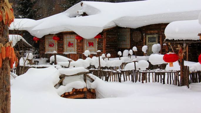 东北下雪场景