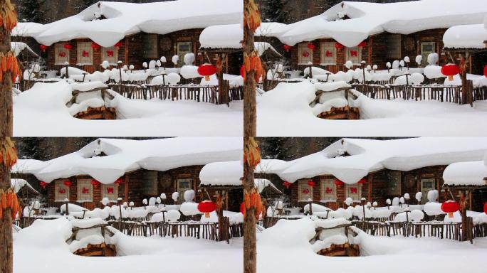 东北下雪场景