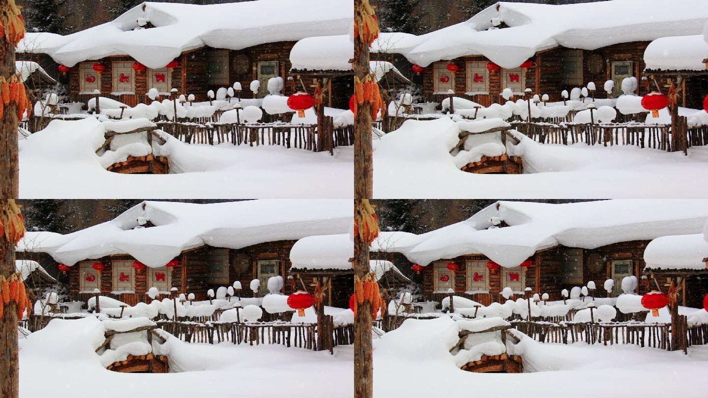 东北下雪场景