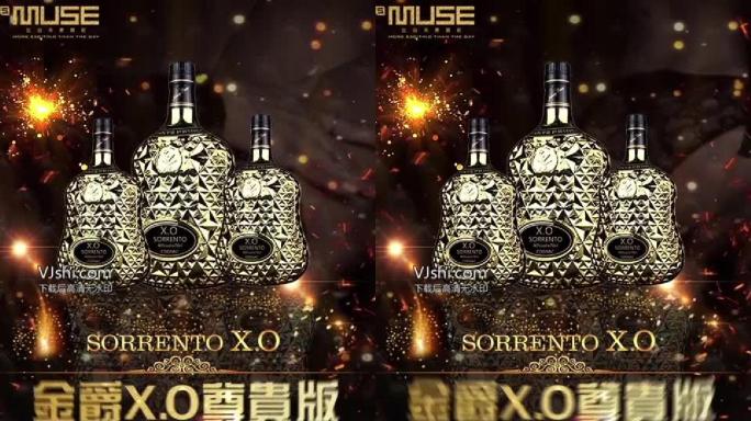 夜店酒吧XO洋酒新品品鉴会微信视频海报