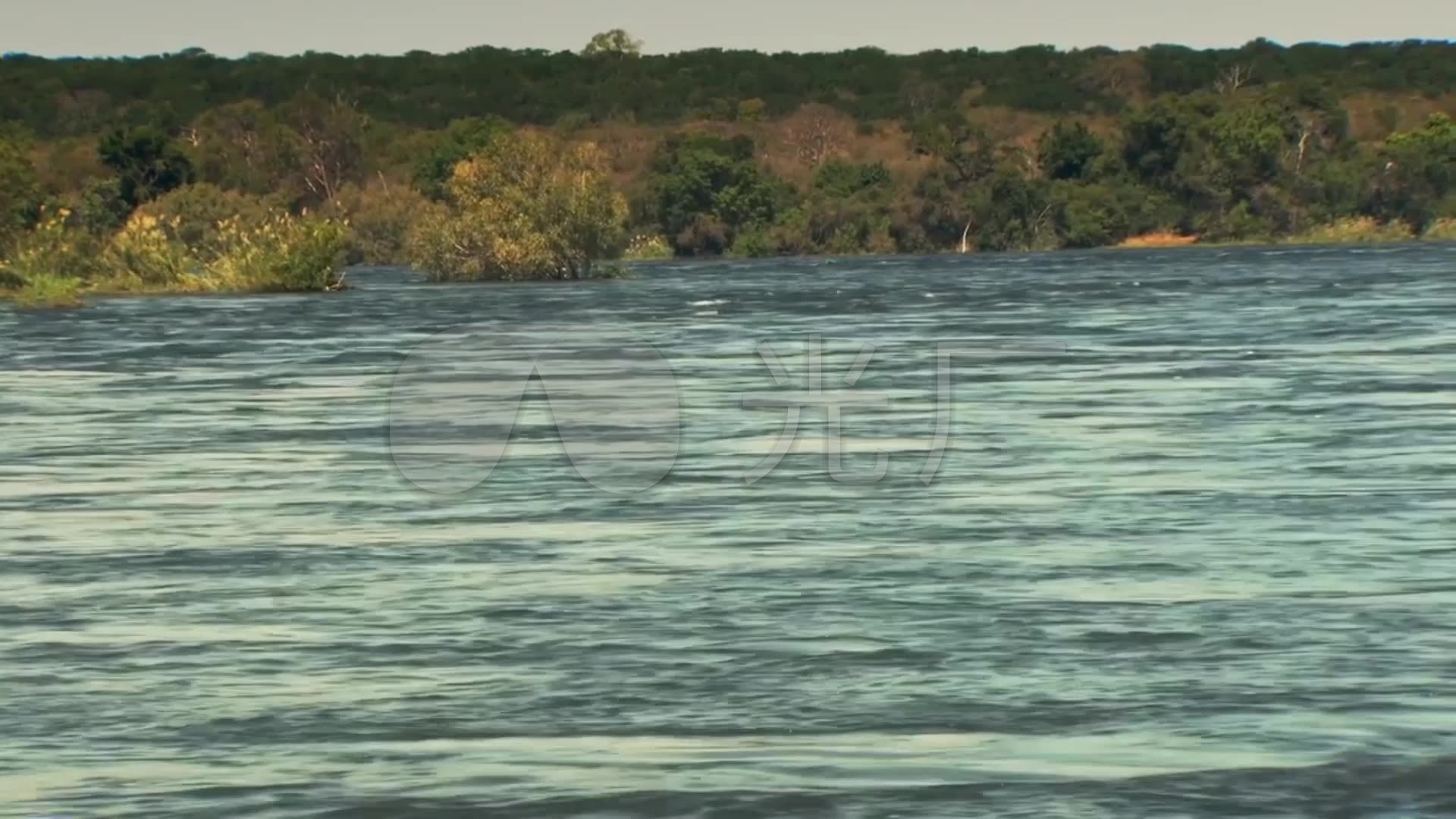 河水流动流淌奔腾奔流视频素材_河流流水_19