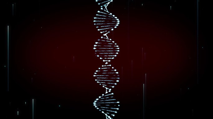 DNA基因双螺旋链条