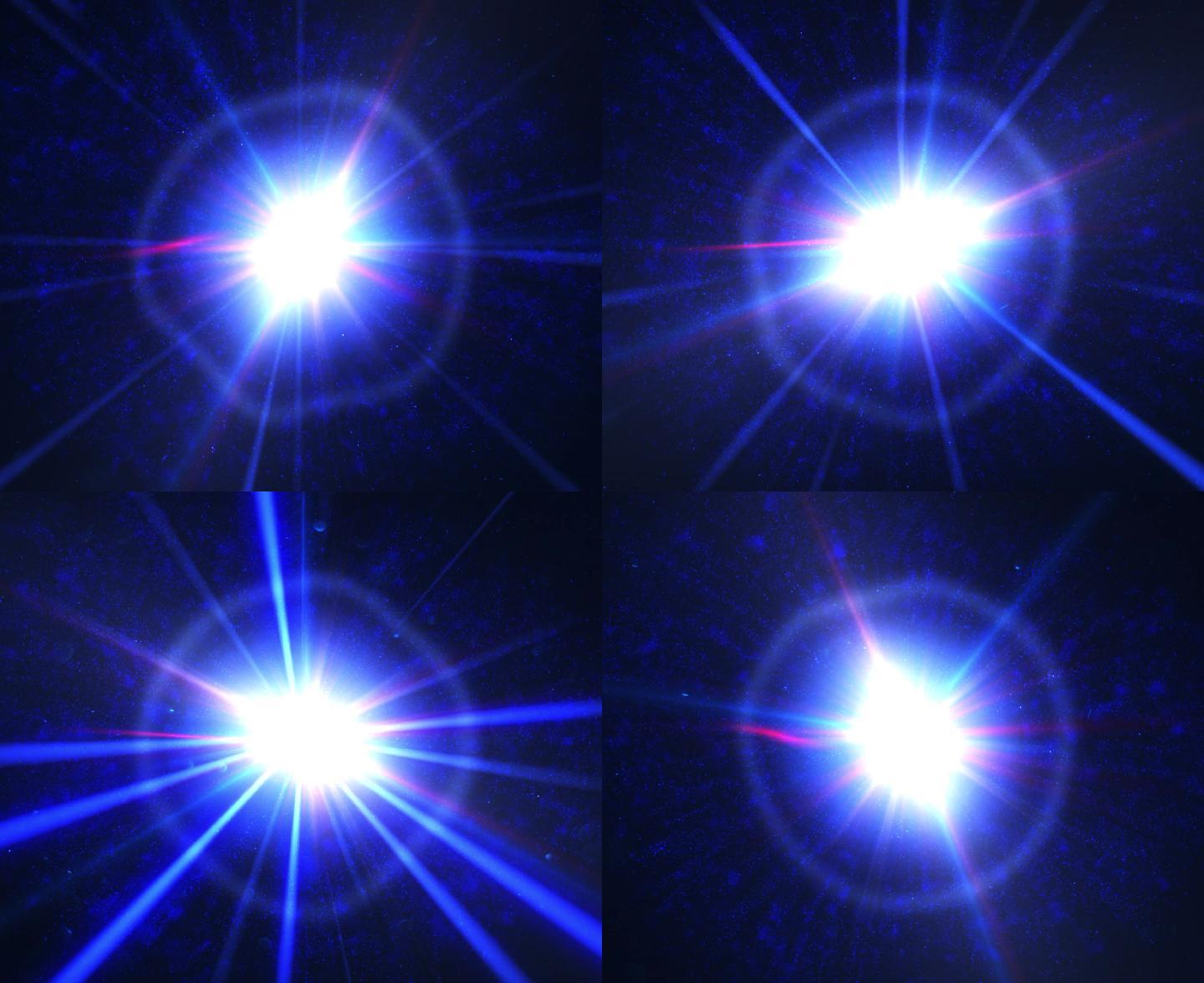 光线循环-星空背景