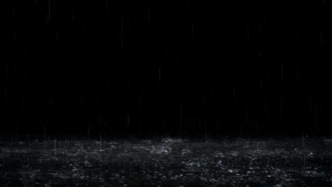 透明通道雨下雨
