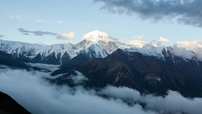 贡嘎雪山延时摄影