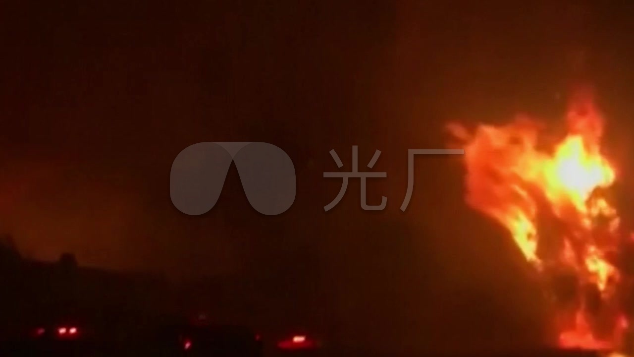 森林大火、山火、火情火灾、飞机灭火视频_1