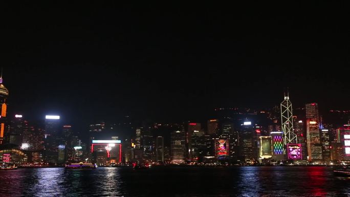 香港维多利亚港夜景