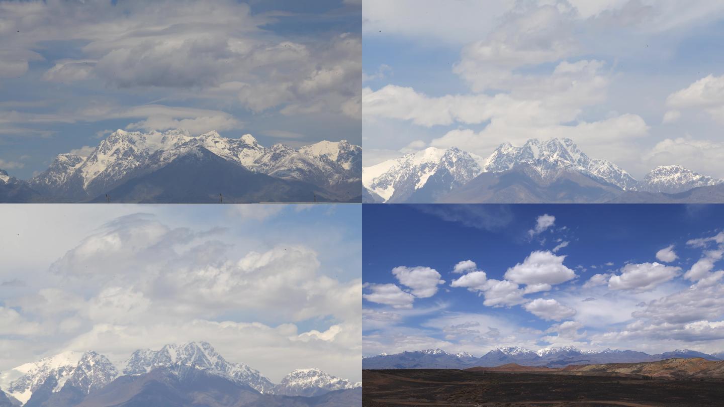 新疆天山云气延时摄影