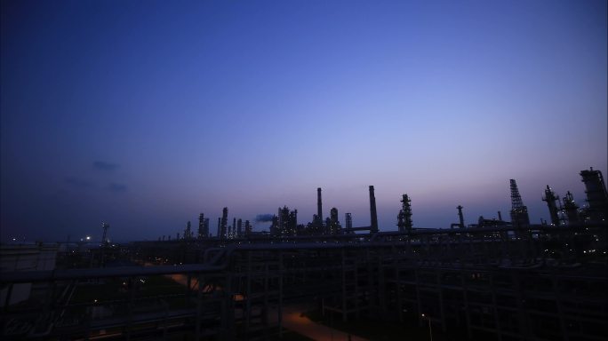 4k高清延时拍摄石化油库化工企业炼油厂
