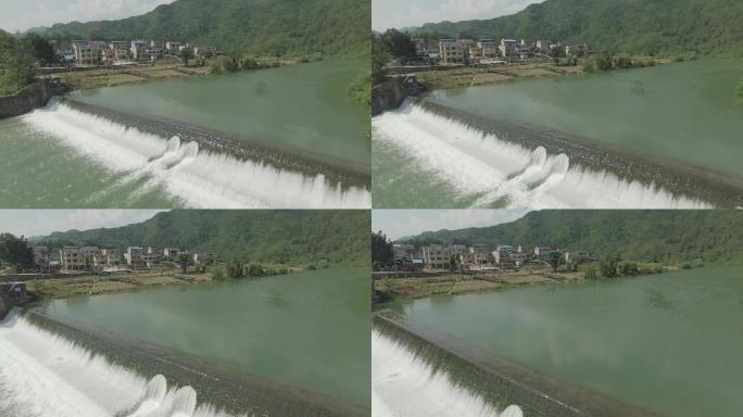 20160817航拍思旸镇烧寨龙江河水坝