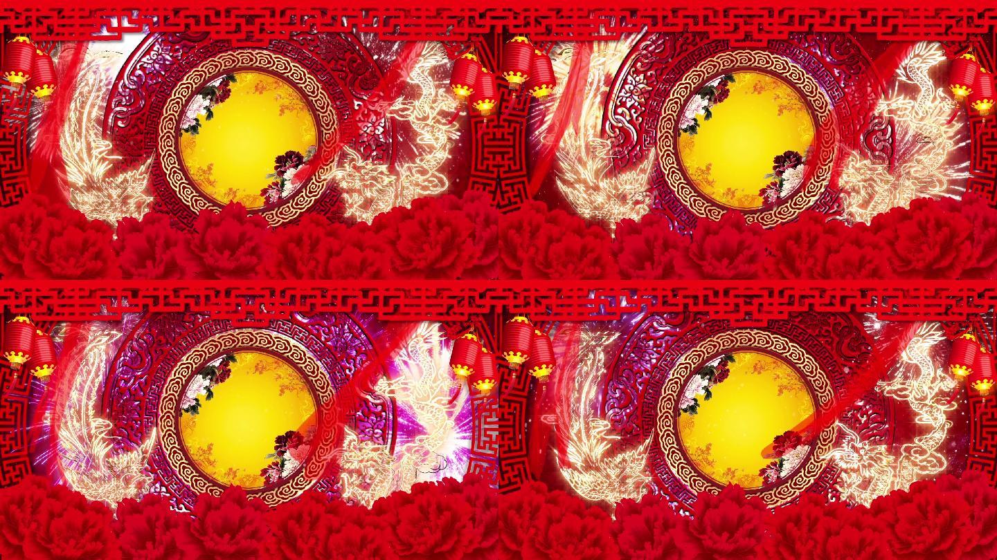 中国风婚礼通用背景视频素材