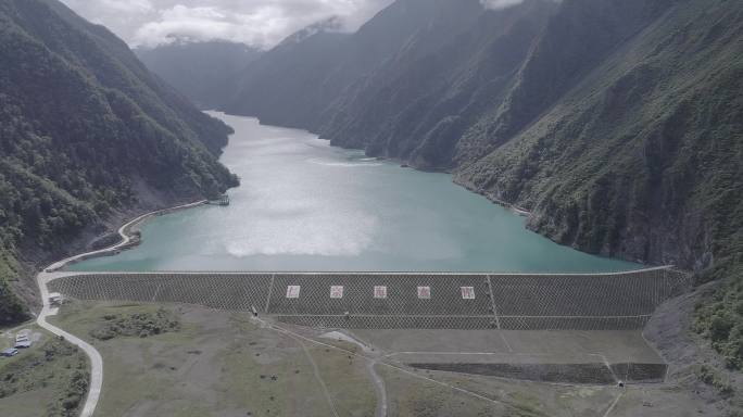 石棉山区4K素材森林航拍河流